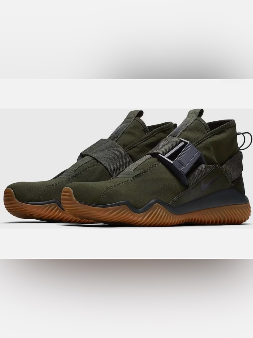 Nike KMTR Komyuter Men’s Olive Green ACG Techwear Sneakers Sz 9 - Exc Cond